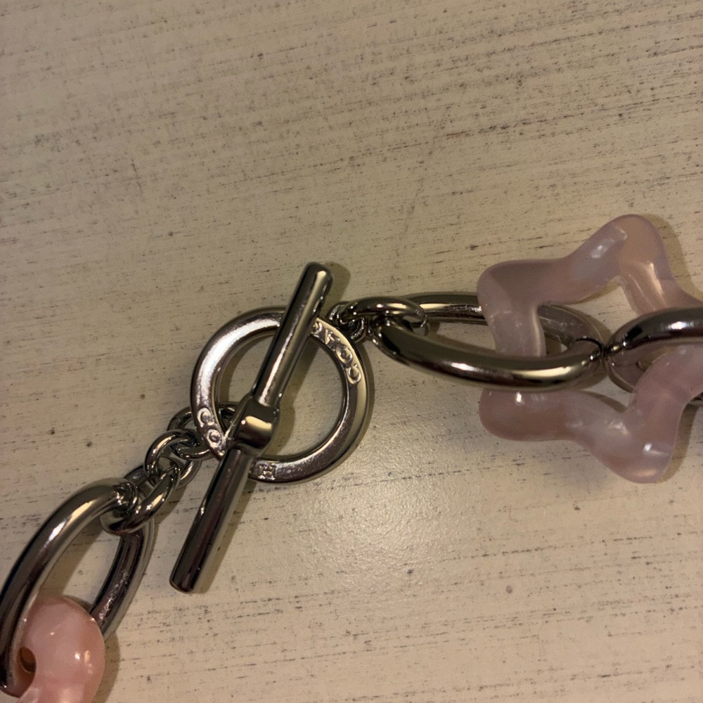🦋💗Coach Heart Butterfly Link Necklace - Picture 5 of 5